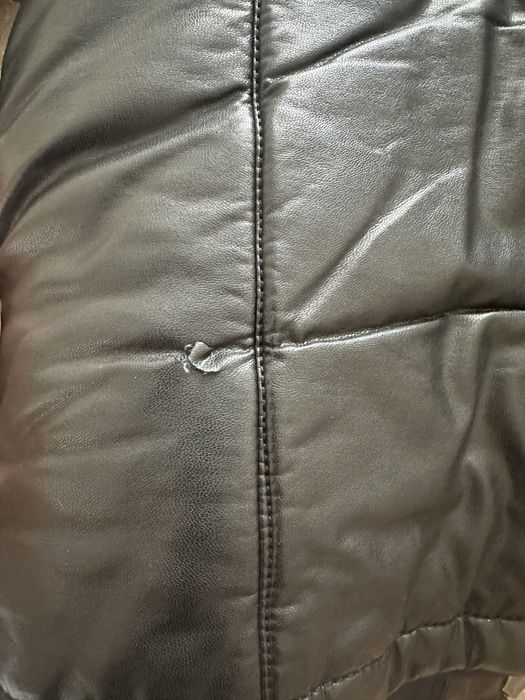 Зимняя куртка экокожа