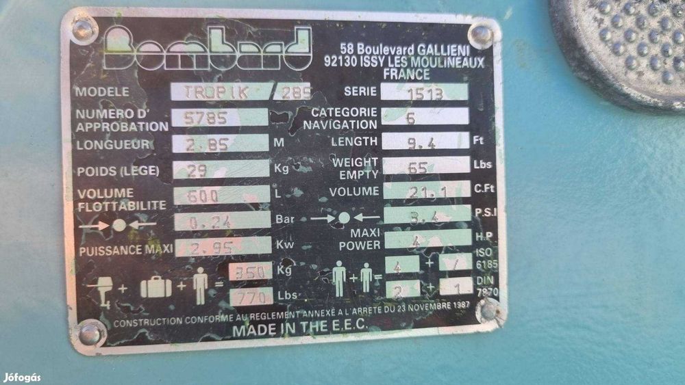 Barca pneumatica ( gonflabila ) Bombard Tropik 285 Timisoara • OLX.ro