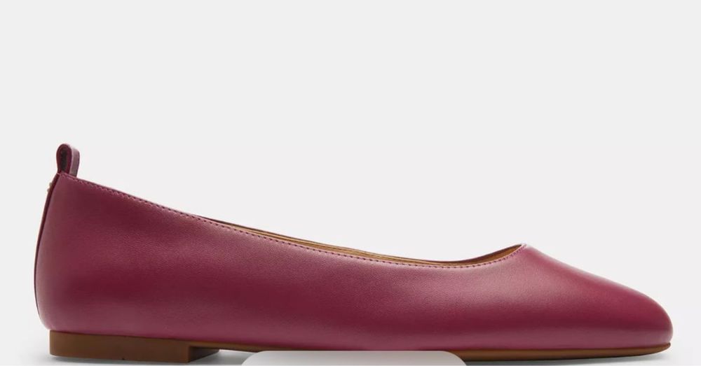 Кожаные балетки Coach