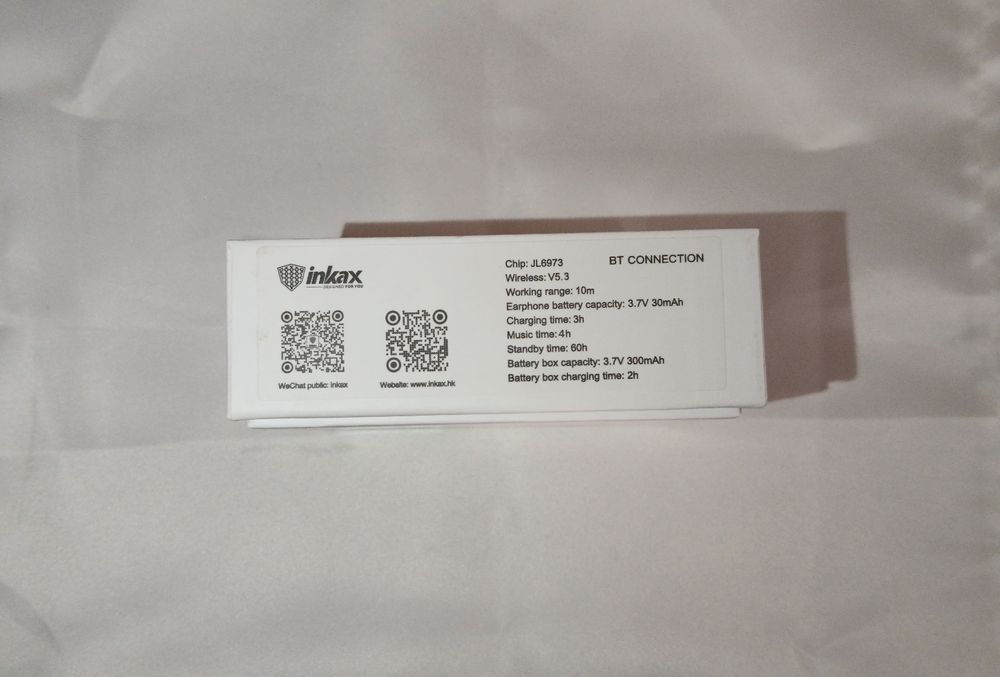 AirPods 2  Inkax T02.  100% качество