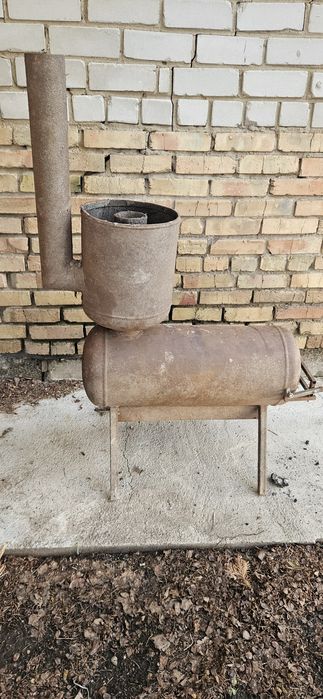 Печка буржуйка .