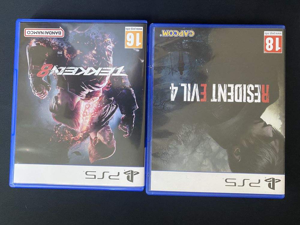 Диск для PS5/ПС5 Tekken 8/Теккен 8, Resident Evil 4 Remake: 15 000 тг ...