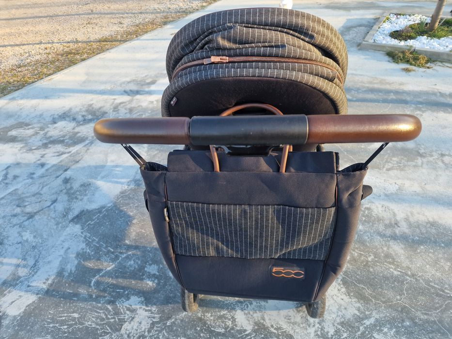 Количка, столче за кола, кош Peg Perego Veloce, цвят Fiat 500