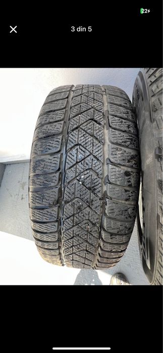 Jante Audi 225 /50 /17 M+S cu anvlope Pirelli
