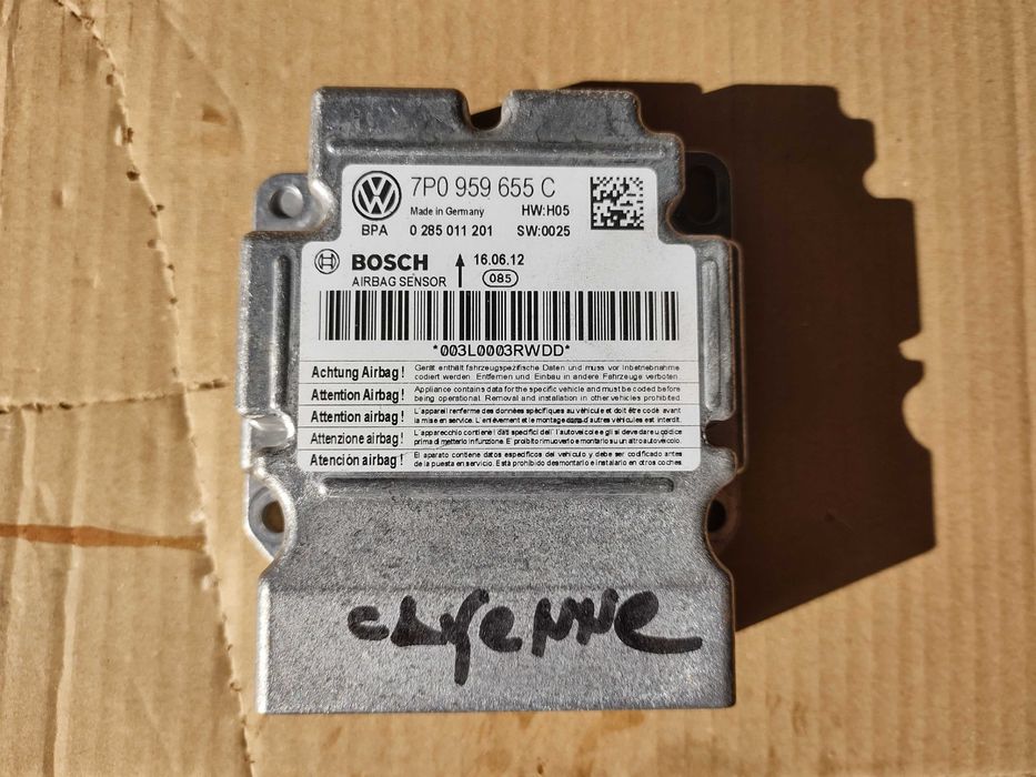 Airbag Контрол Модул Porsche Cayenne 3.0D 92A/2012г