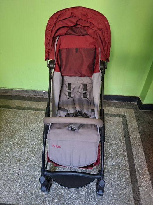 Сгъваема бебешка количка Mast M2 Fashion, Wine Red