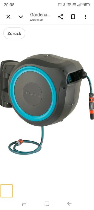 Стенна макара с маркуч Gardena - Hose Box RollUp XL, 13 mm х 35 m, с аксесоари