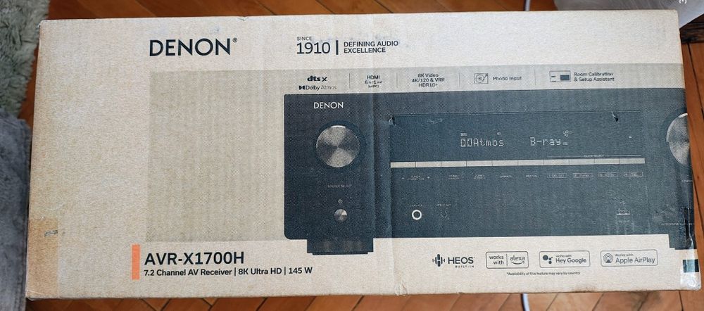 Amplituner Denon AVR X 1700H nou sigilat garantie