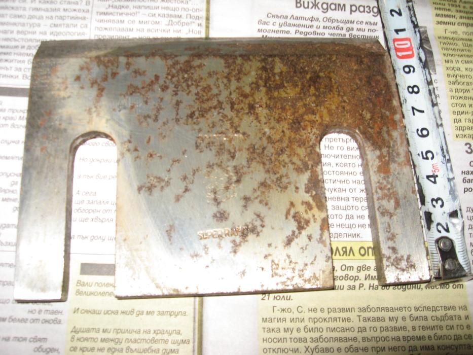 6 броя ножове за дърводелска машина