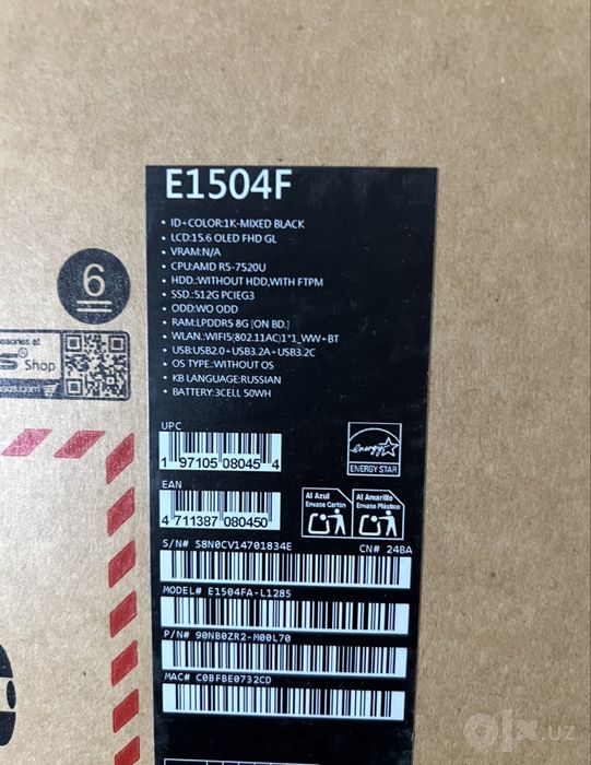 Asus Vivobook noutbuk