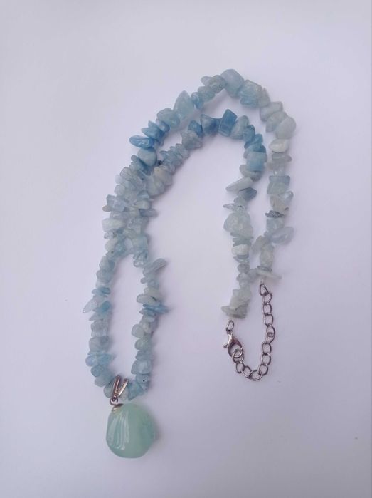 Аквамарин - гердан / колие / огърлица