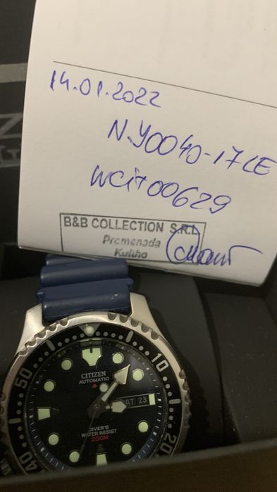 Ceas Citizen Promaster Diver NY0040 17 LE automatic