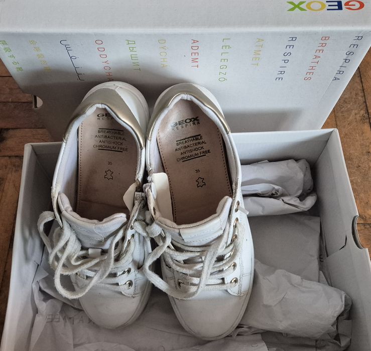 Маратонки GEOX естествена кожа