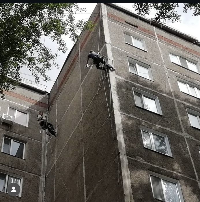 Альпинисты высотные работы