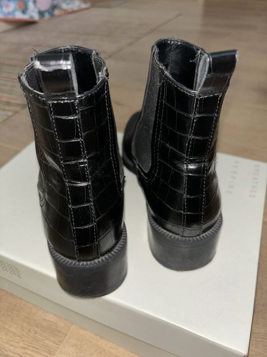 Ghete din piele Zara model chelsea