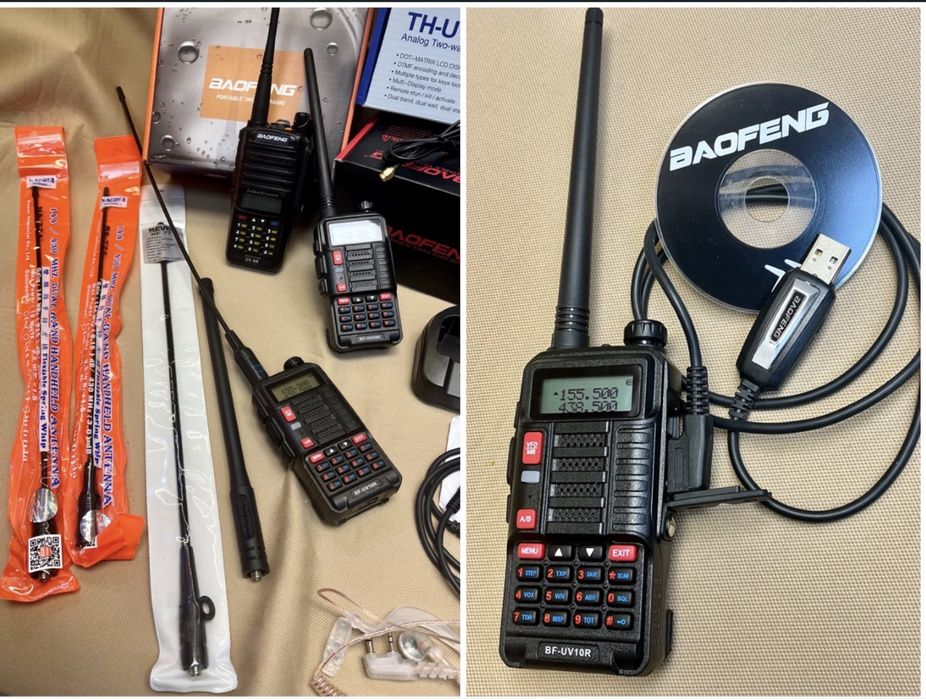 Baofeng uv 10R 18 radio радиостанция Walkie talkie radiostation уоки токи радио