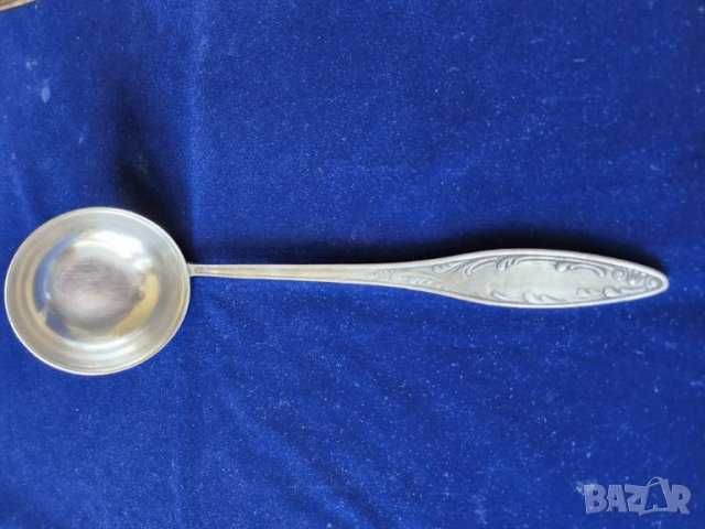 кристална ваза и прибори мод. Classic - посребрен мелхиор, руски