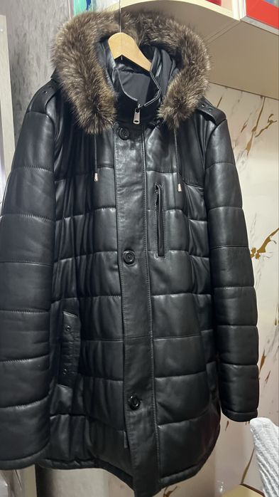 Мужской дубленка