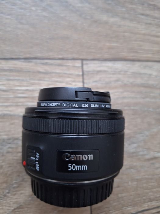Obiectiv foto  Canon 50mm STM + filtru UV