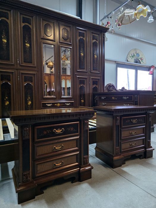 Dormitor complet baroc Italia lemn masiv