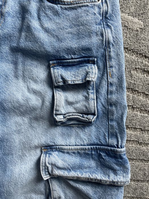 Страхотни дънки Карго Baggy Jeans Bershka