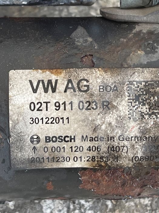 Electromotor Volkswagen Polo 6R, 6C 2009 - > 1.2 Cgpb 02T911023R