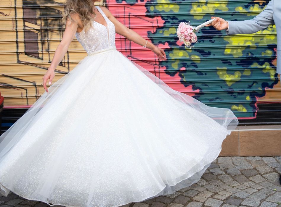 Сватбена рокля размер S