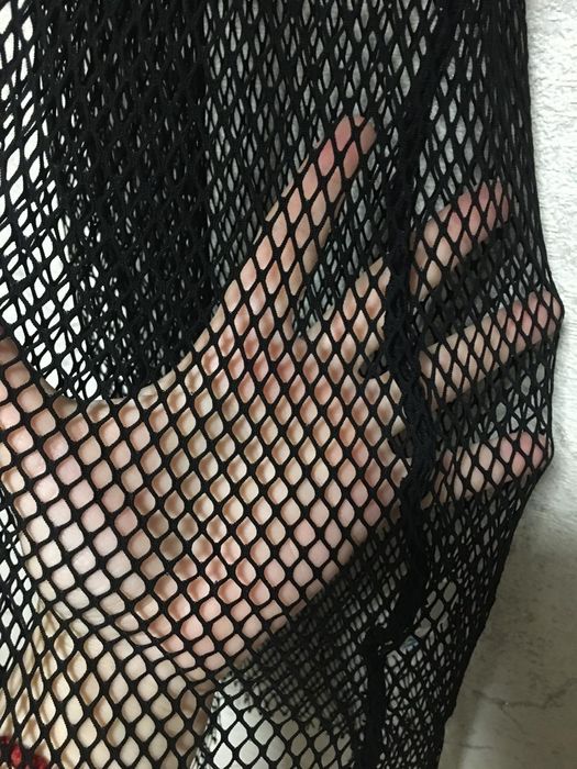 Туника пляжная сетчатая