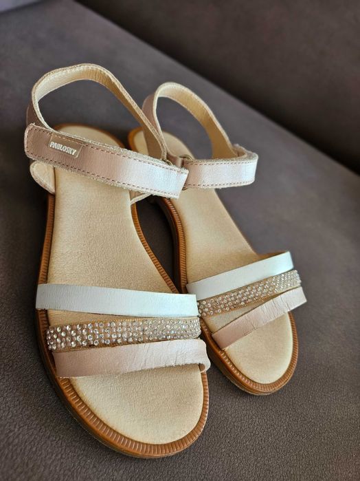 Италиански кожени сандали Pabloski 32 размер стелка 20,5 см