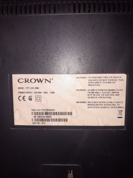 Телевизор Crown 32 инча