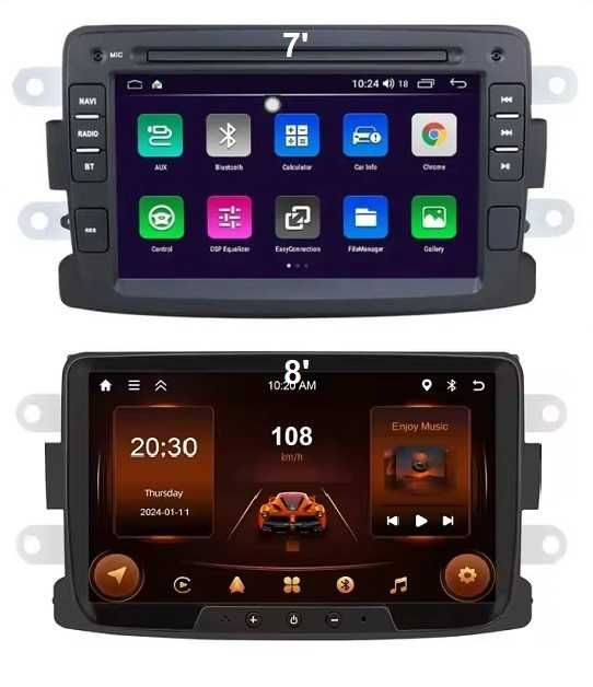 Dacia Renault мултимедия Android GPS навигация