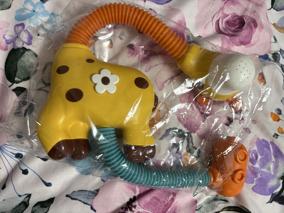 Вана със стойка чиполино + душ за бебе жирафче