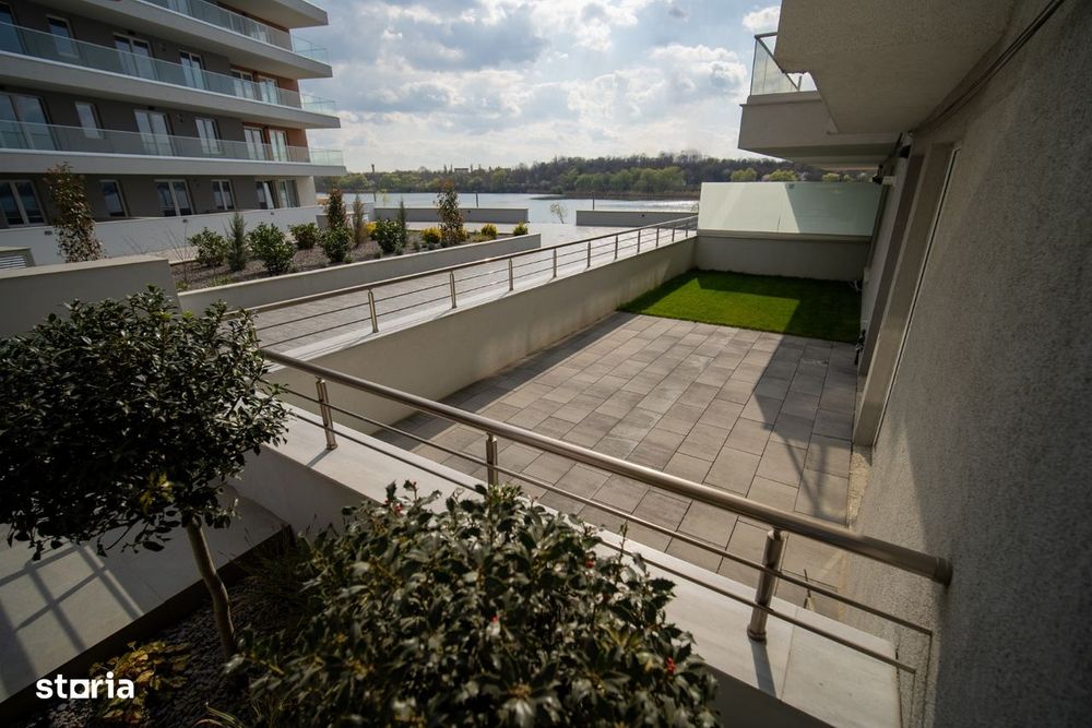 Apartament 2 camere-gradina-Lebăda Lake Residence+1 parcare suprateran — fotografia 1