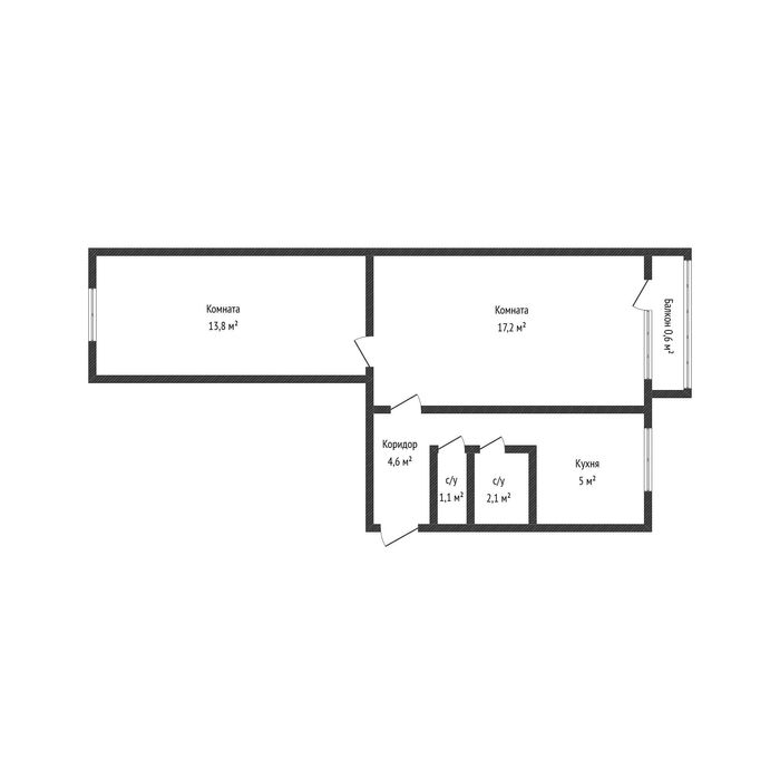 2-комн КСК Университет