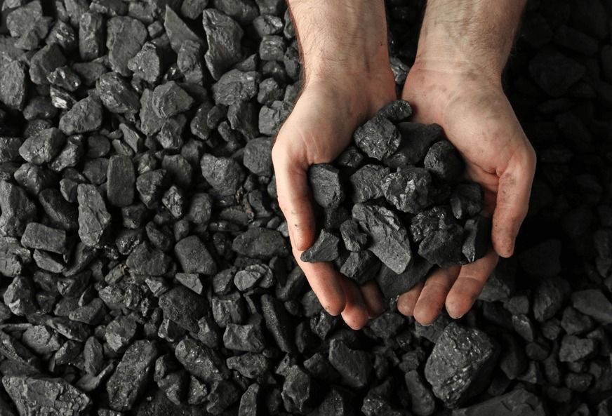 Калиброванный блестящий уголь