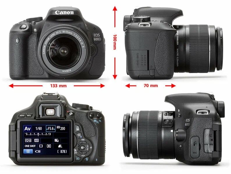 Фотоаппарат Canon 600D