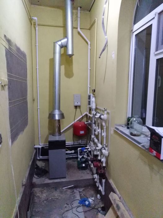 Котёл урнатиш .установка. Котёл ремонт  Карши