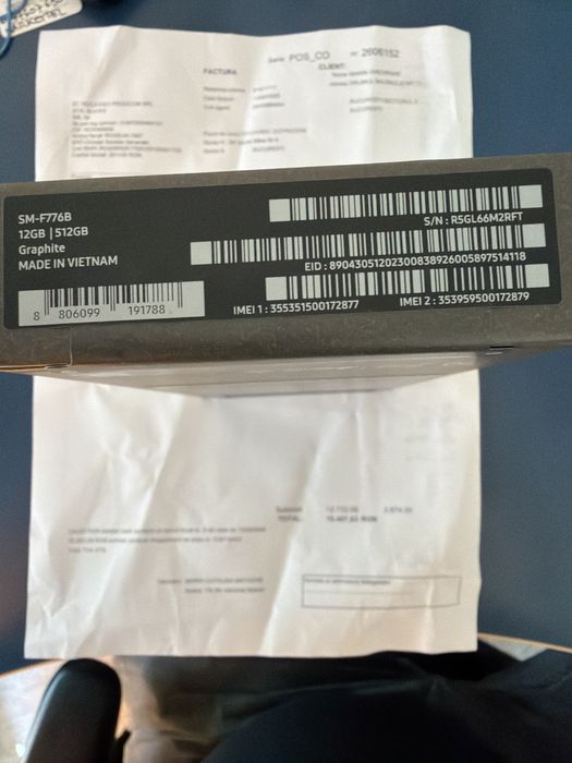 Samsung Galaxy Z Flip 8 512gb Graphite Sigilat Factura Garantie 2 Ani