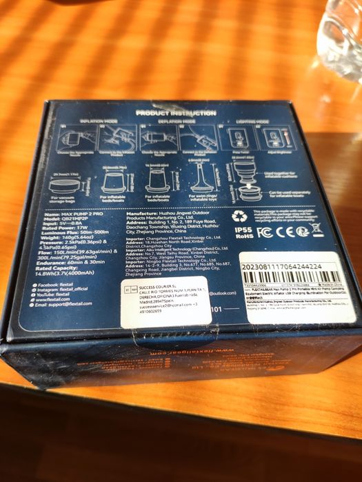 Flextail Max Pump 2 Pro – Помпа за дюшеци, Лампа и Батерия (НОВА)