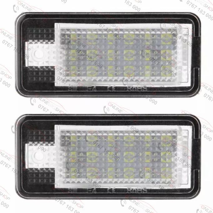 Set Lampi Led numar pt Audi Q7, A3, A4, A6, A8, RS4, RS6, S6