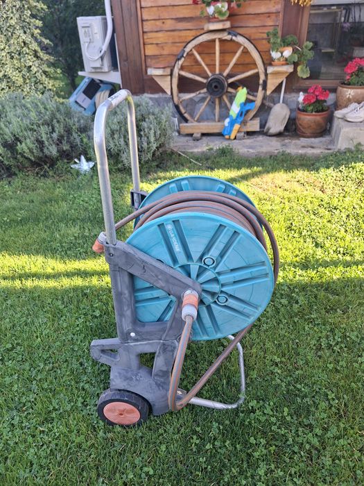 Carucior cu tambur si furtun 45 m Gardena