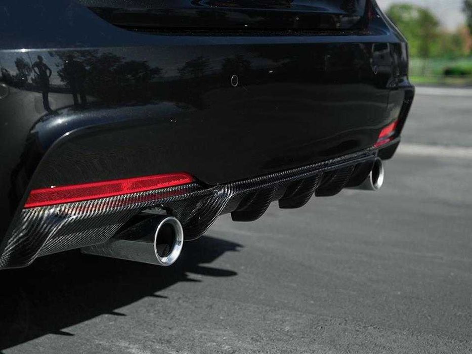 Difuzor Prelungire Lip Bara Spate M Tech 335 Style BMW F30 F31, Carbon