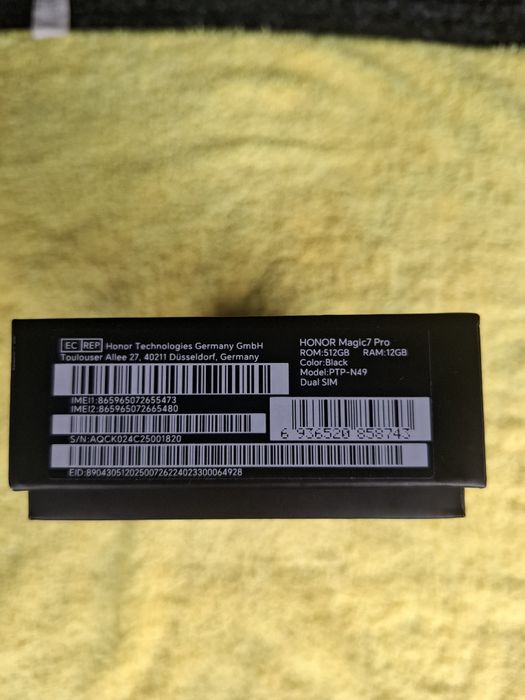 Vând/Schimb Honor Magic 7 Pro 512g Ca Nou Dual Sim Fulbox Liber