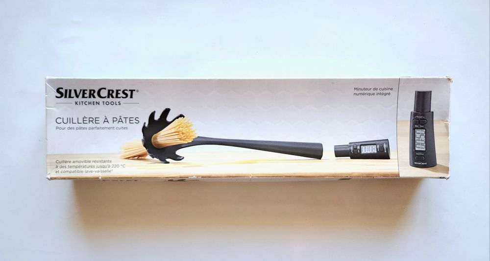 Lingură pentru paste Silvercrest cu temporizator de bucătărie digital