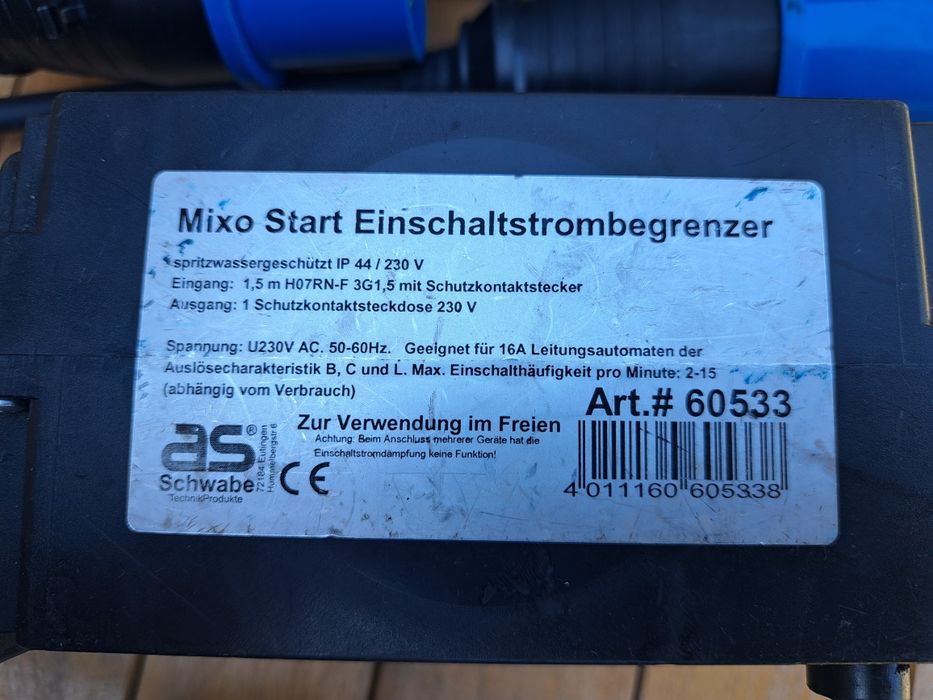 Limitator de curent de pornire 230V