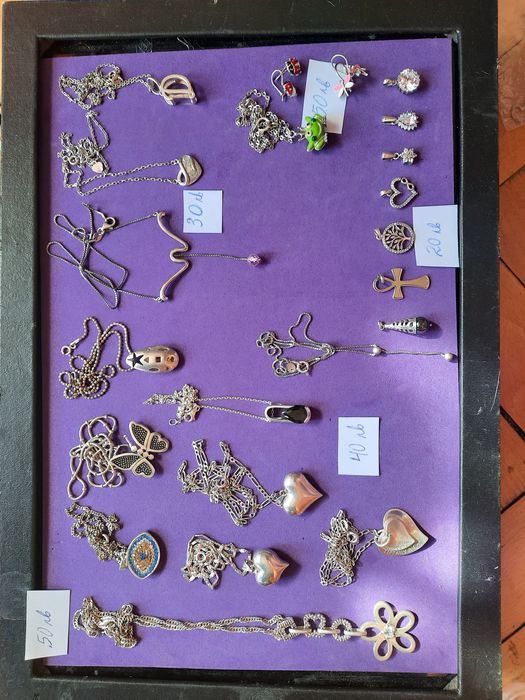 Сребърни бижута от 20до 50лв.