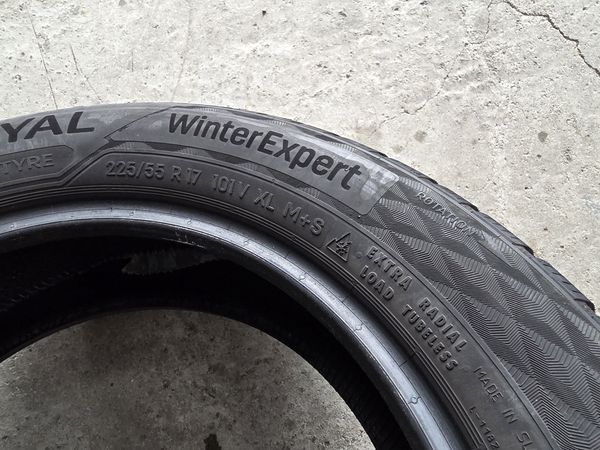 225/55/17 UNIROYAL 4бр