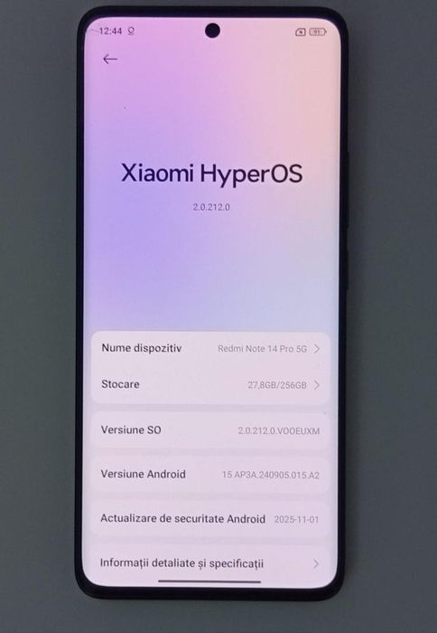 Telefon mobil Xiaomi Redmi Note 14 Pro 8GB RAM, 256GB, 5G -C-