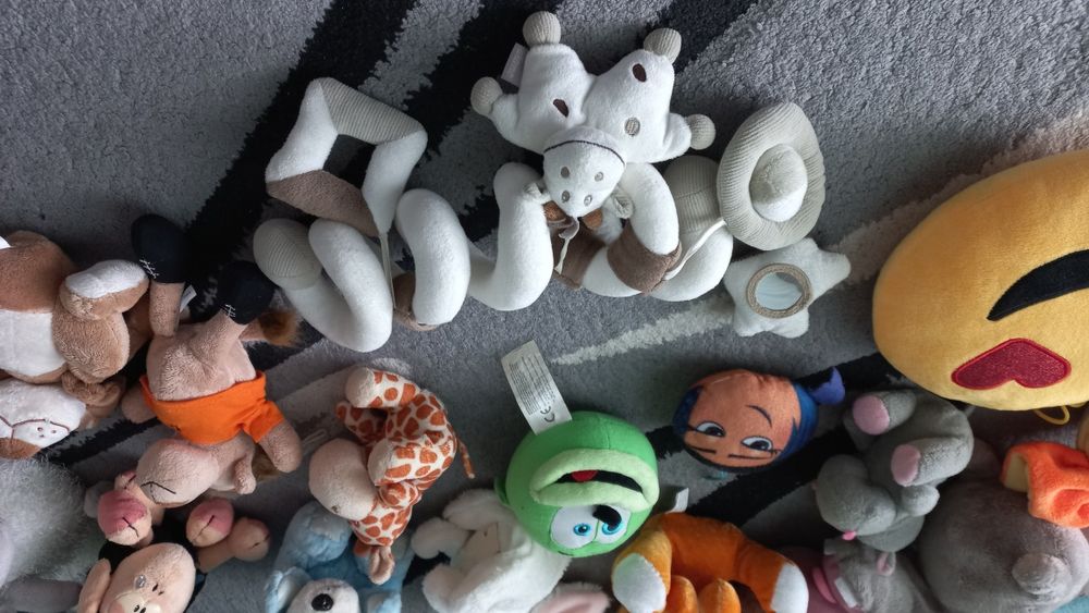 Плюшени играчки,кола,конструктор,строителна к