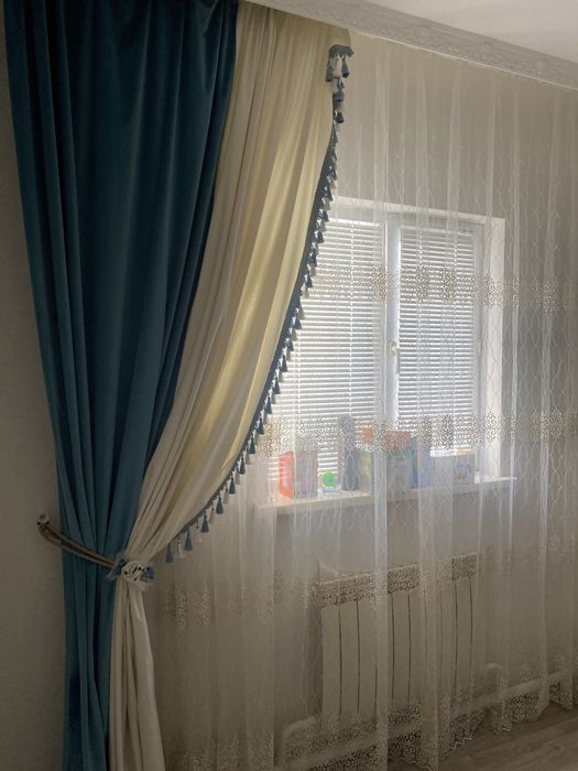 Шторы занавески/ жапқыш тюль